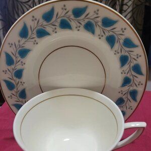 Vintage Cup and Saucer Bone China Vintage Royal Coventry Doulton England